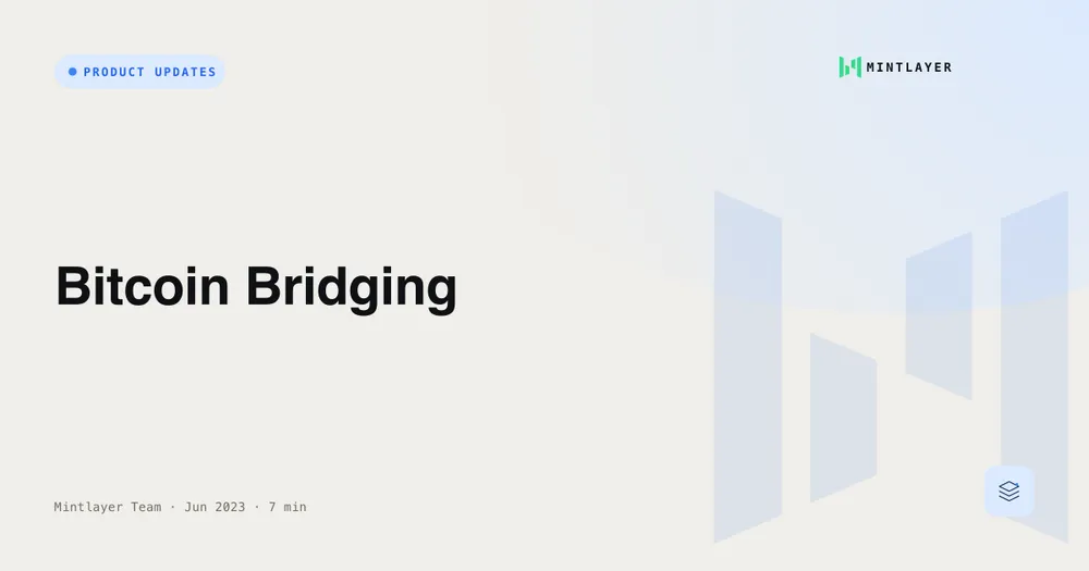Bitcoin Bridging