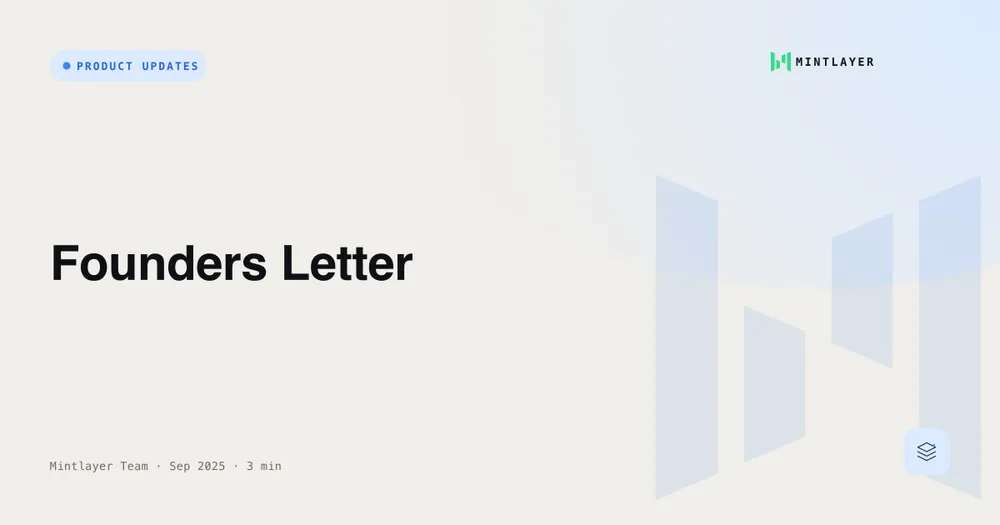 Founders Letter
