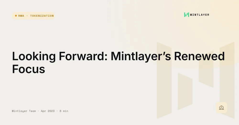 Looking Forward: Mintlayer’s Renewed Focus
