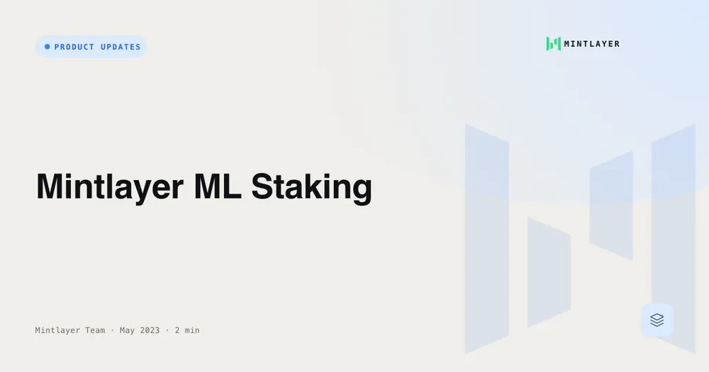 Mintlayer ML Staking