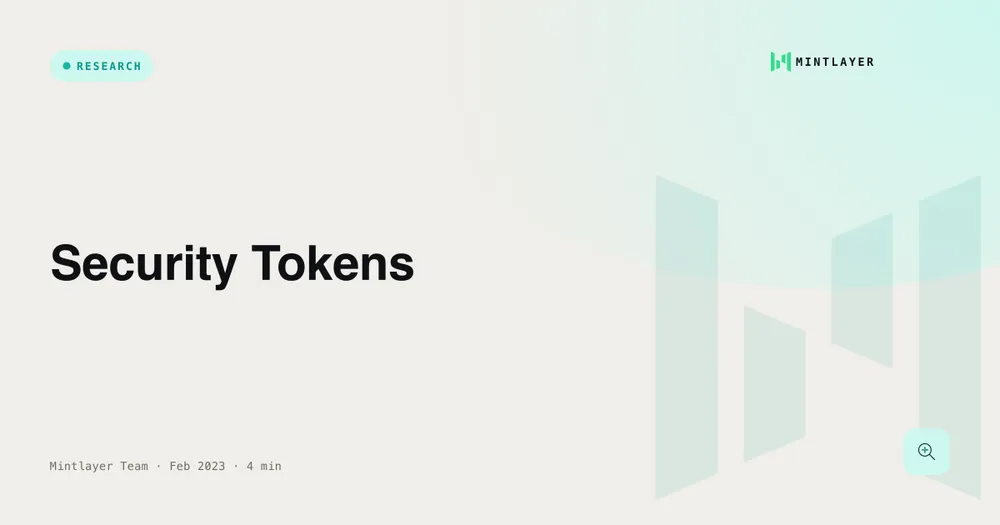Security Tokens