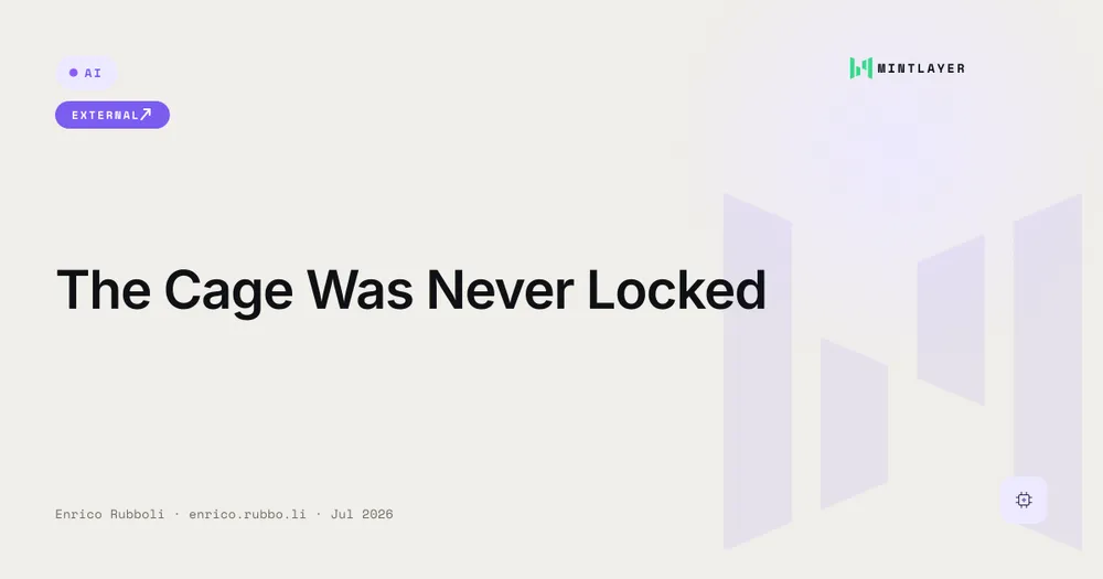 The Cage Was Never Locked