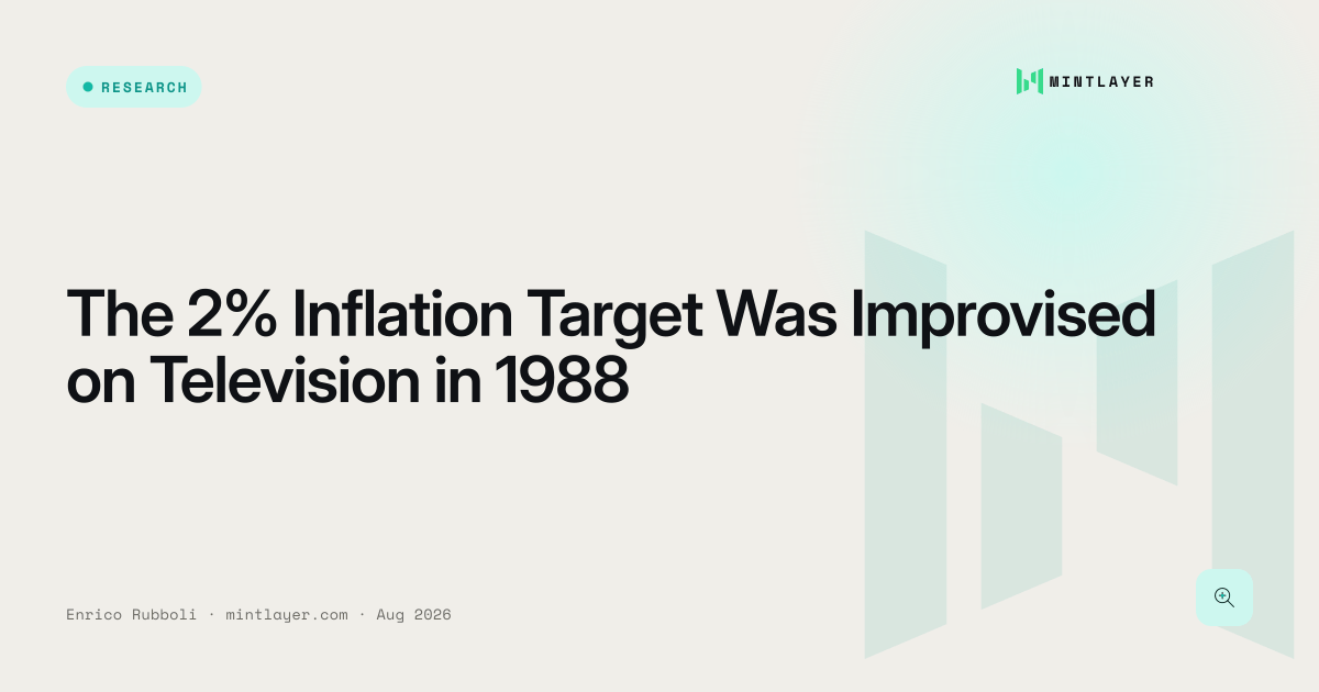 The 2% Inflation Target Was Improvised on Television in 1988